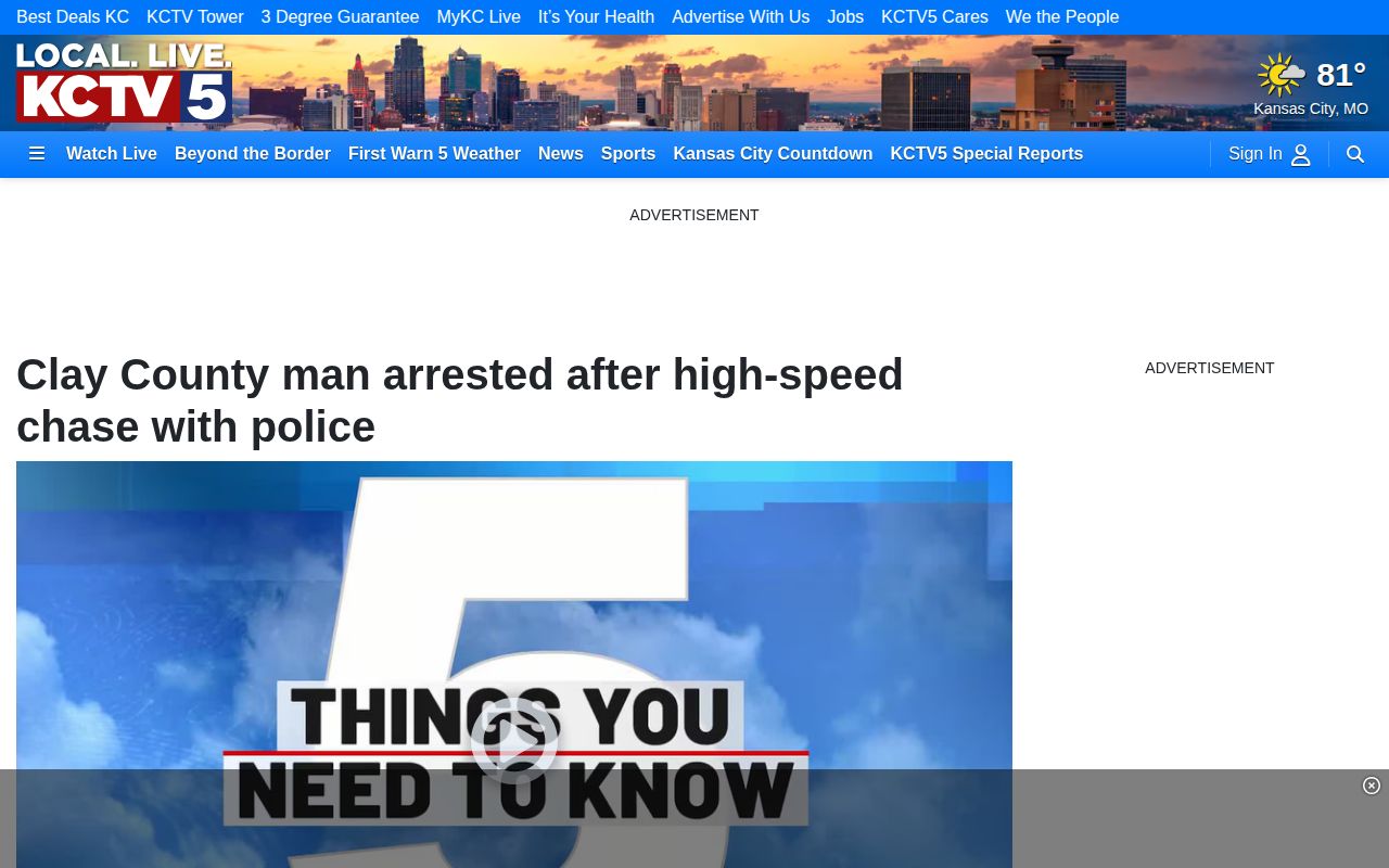 Clay County Liberty area arrest news and court record example